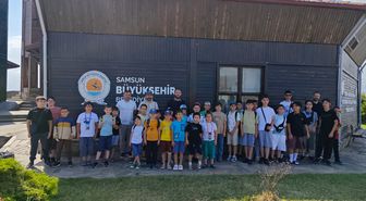 Samsun'da öğrenciler Kızılırmak Deltası'nı gezdi
