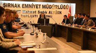 Şırnak’ta güvenlik zirvesi: Huzur için yeni yol haritası belirlendi
