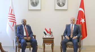 YÖK Başkanı Özvar, Sudan Dışişleri Bakanı Ahmed ile görüştü