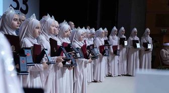 33 hafız icazetlerini dualarla aldı