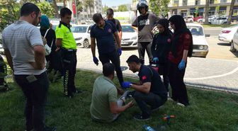 Adıyaman’da motosiklet devrildi: 1 yaralı