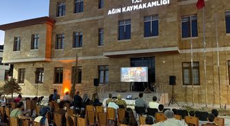 Ağın'da 'Açık Hava Sineması' etkinliği