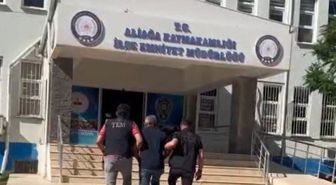 Aliağa’da 9 yıl 10 ay hapis cezası bulunan şahıs yakalandı