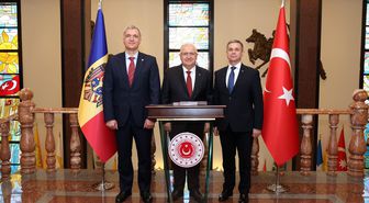Bakan Güler, Moldovalı heyetle bir araya geldi
