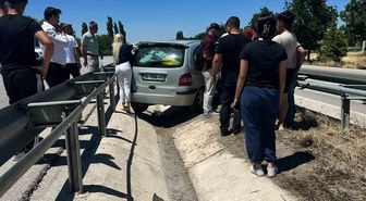 Burdur’da otomobil refüje çıktı: 6 yaralı