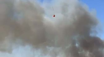 Çanakkale Biga’da tarım arazisinde yangın