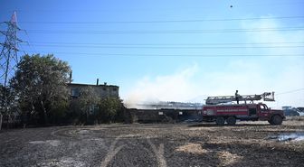 Edirne'de çıkan yangında 500 dekar tarım arazisi zarar gördü