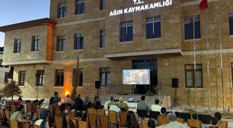 Elazığ’da açık hava sineması etkinliği