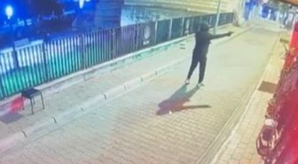 Fatih’te kamufle olup iş yerine kurşun yağdırdı, o anlar kamerada