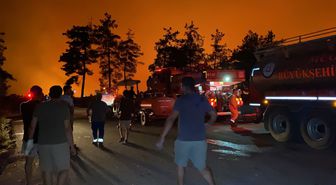 Fethiye’de orman yangını