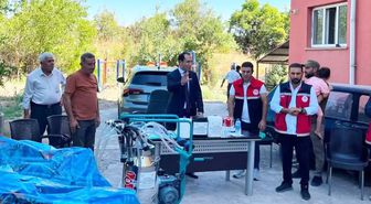Gerger’de üreticilere yüzde 50 hibeli süt sağım makinesi desteği