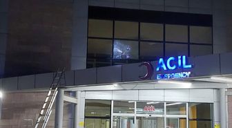 GÜNCELLEME - Samsun Ruh Sağlığı ve Hastalıkları Hastanesi'nin camına mermi isabet etti