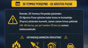 İstanbul Valiliği’nden kuvvetli rüzgar uyarısı: Poyraz 70 kilometre hıza ulaşacak