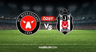 Midtjylland Beşiktaş maç özeti ve golleri! (ÖZET) Midtjylland Beşiktaş kaç kaç bitti, golleri kim attı?
