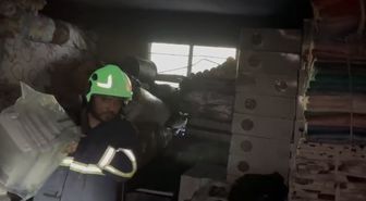 Osmaniye’de odunluk yangını eve sıçramadan söndürüldü