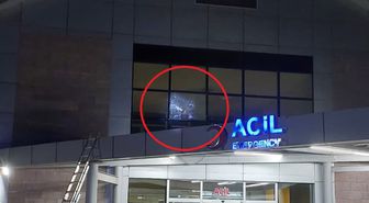 Samsun Ruh Sağlığı ve Hastalıkları Hastanesi’nin camına mermi isabet etti