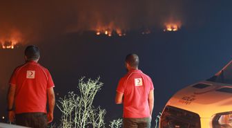 Türk Kızılay, orman yangınlarında 26 noktada sahada