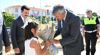 Vali Sezer’den Enez Kaymakamı Fırat’a ziyaret