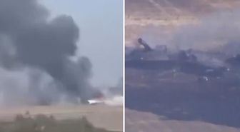 ABD'ye ait F-35 savaş uçağı, askeri üste düştü