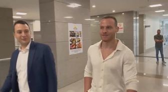 Ahbap Derneği soruşturmasında oyuncu Kerem Bürsin ifade vermek için adliyeye geldi
