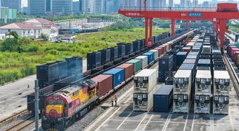 Albüm: Çin'in Chongqing kentinde Yeni Uluslararası Kara-Deniz Ticaret Koridoru'nda yük treni seferleri 961'e ulaştı