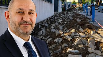 Belediye başkanı tapu müdürüne kızdı, bina önünde kazı çalışması başlattı