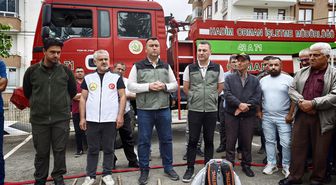 Bozkır'da arıcılara yangınla mücadele eğitimi verildi