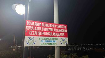 Ereğli Limanı’nda alkol yasağı kuralına uymayana ceza