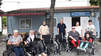 Karadeniz Omurilik Felçlileri Derneği'nden engellilere tekerlekli sandalye yardımı