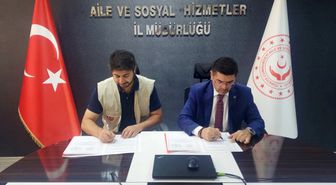 Mardin'de yeni doğan bebek sahibi ailelere destek çantası
