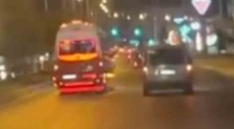 Mersin’de makas atan minibüsçü kameraya yakalandı, 90 bin TL ceza yedi