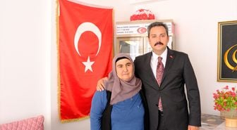 Teröristlerin katlettiği şehit Bedirhan bebek ve annesi Sivas'ta anıldı