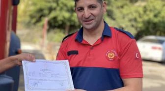 Yangına müdahale ederken itfaiye aracının çarptığı itfaiye eri son yolculuğuna uğurlandı