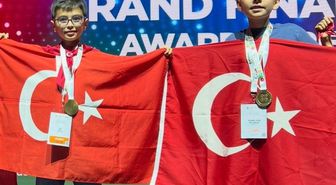 Ali ve Sidar, STEM Olimpiyatları'nda matematikte dünya şampiyonu oldu