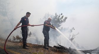 Aydın'ın Çine ilçesindeki orman yangınına müdahale 3. gününde sürüyor