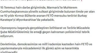 Bakan Çiftçi: FETÖ ile mücadelemizi ilk günkü azimle sürdüreceğiz