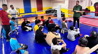 Bayburt’ta boks sporcularına bağımlılıkla mücadele eğitimi verildi