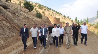 Bitlis Valisi Karakaya, Hizan'da yürütülen yatırımları inceledi