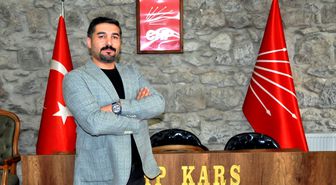 CHP Kars İl Başkanlığına atanan Muhammet Baran Karahan göreve başladı