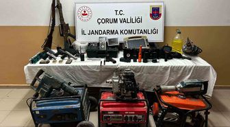 Çorum’da define avcılarına jandarmadan suçüstü operasyon: 5 tutuklama