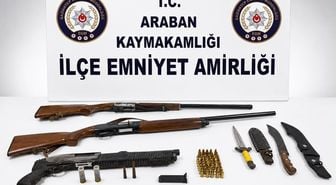 Gaziantep’te 3 adet ruhsatsız tüfek ele geçirildi: 1 gözaltı