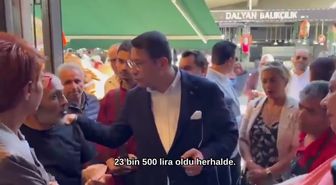 İdris Şahin, Ulus'ta esnaf ve vatandaşlarla bir araya geldi: 23 bin 552 lira emekli aylığını reva gördüğünüz vatandaşa 30 bin lira kira dayatılıyor