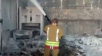 Kahramanmaraş’ta fabrika yangını