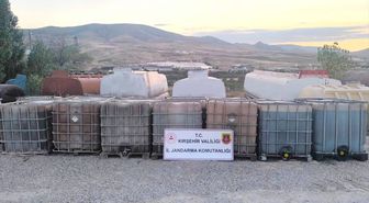 Kırşehir'de 29 bin litre kaçak akaryakıt ele geçirildi