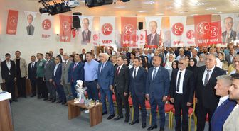 MHP Savur İlçe Başkanlığına Osman Suat Akgül yeniden seçildi