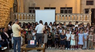 Midyat Mort Şmuni Kilisesi’nde geleneksel Şahro Gecesi düzenlendi