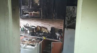 Ordu'da yangın sırasında mutfak tüpünün patlaması sonucu 5 kişi yaralandı