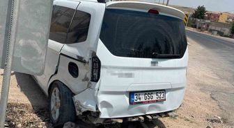 Siirt’te maddi hasarlı trafik kazası