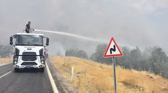 Şırnak'ta ormanlık alana sıçrayan yangına müdahale ediliyor