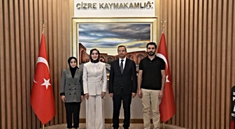 T3 Vakfı Şırnak İl Sorumlusu Asan, Kaymakam Baycar'ı ziyaret etti